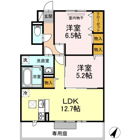 ブランシュールの間取り