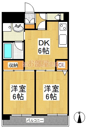 天神アコールマンションの間取り
