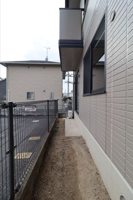 サンハイム撫川　A棟の庭