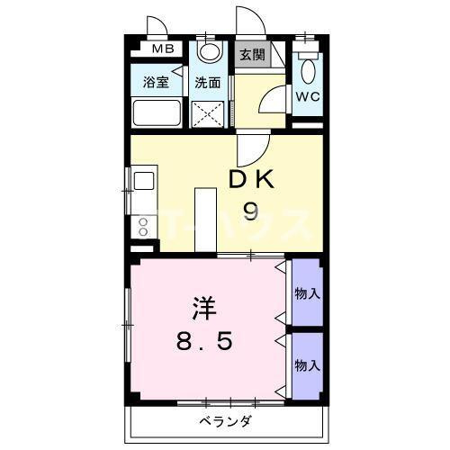 パークハイツの間取り
