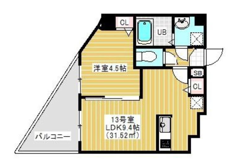 金太郎ヒルズ２５５　５１３の間取り