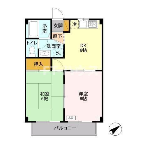ハイツストーンリークの間取り