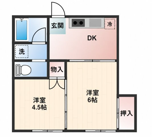 スカイハイツの間取り