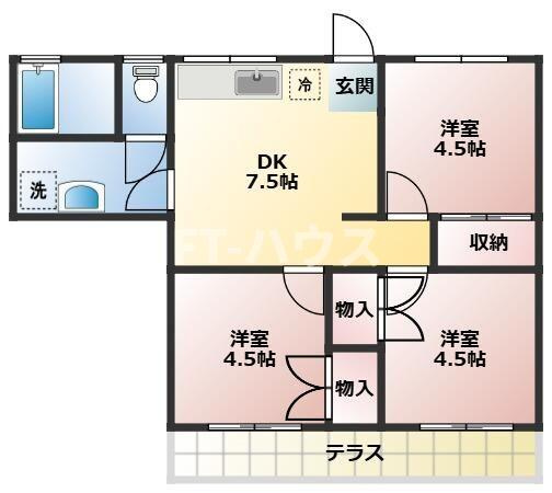シャモニーの間取り