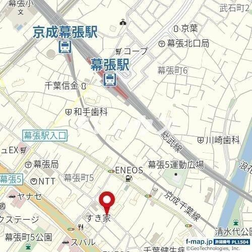 Ｈａｋｕｓｕｉ幕張の地図