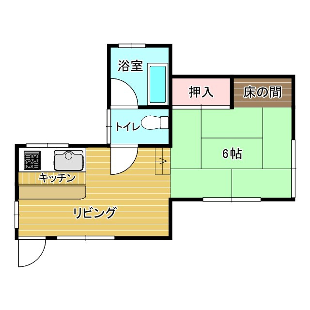 鹿嶋市大字小山　中古戸建の間取り