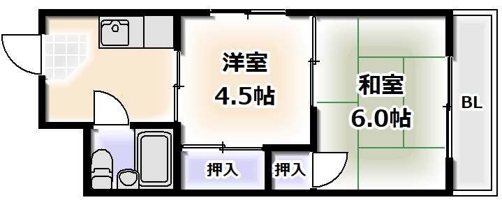 LBアパートあびこ(豊富マンション)の間取り