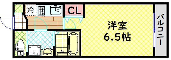 【間取り】 | Dolce Vita 難波南