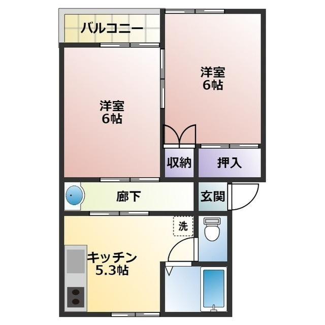 S・Iペアハウスの間取り