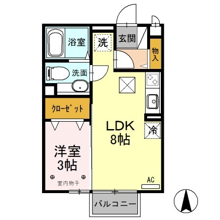エスポワール　Ａ/Ｂの間取り