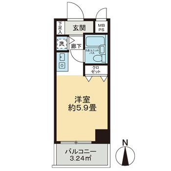 【間取り】 | ライオンズマンション平間駅前第２