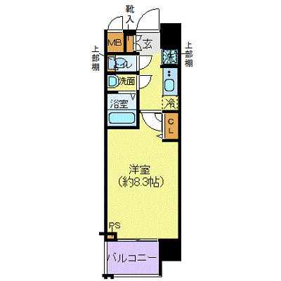 【間取り】 | クレイシア芝浦