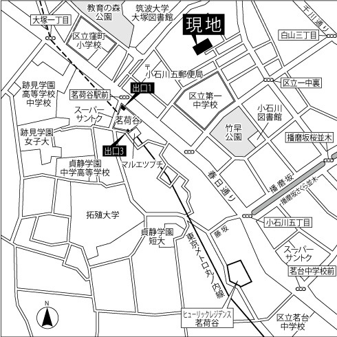 【地図】 | ガーデンビレッジ小石川