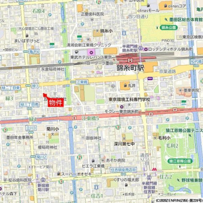【地図】 | ランドステージ錦糸町ＩＩ