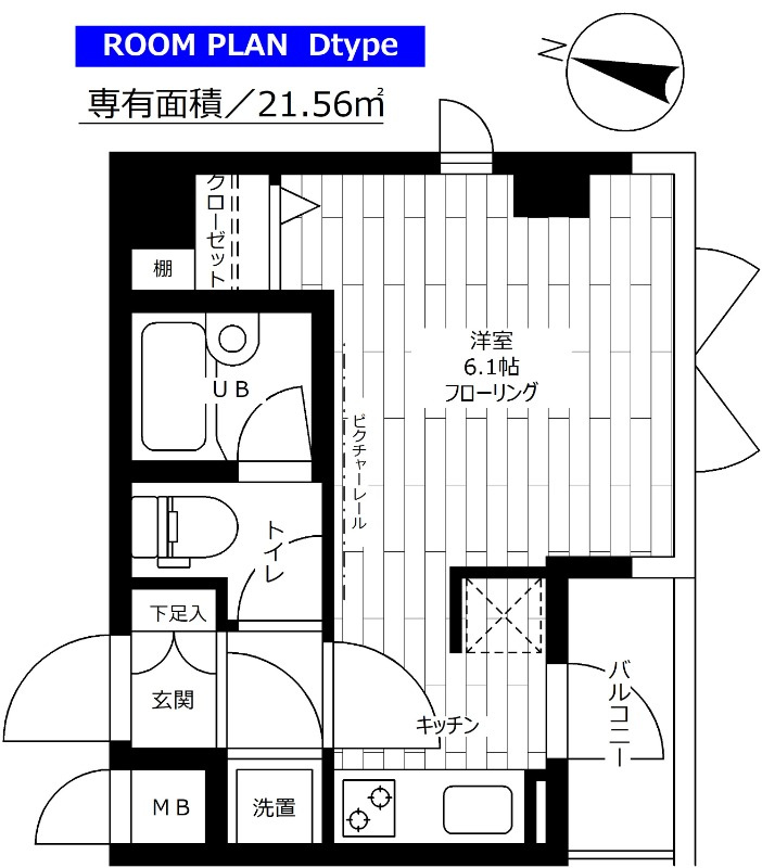 ステージファースト恵比寿東の間取り