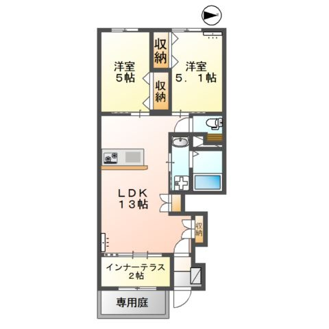 アメニティ　Ｏの間取り
