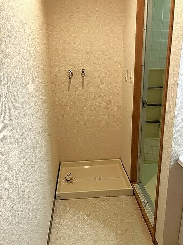 ライオンズマンション円山公園の洗面所|洗濯機置場