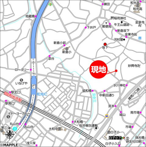Bloomiの地図
