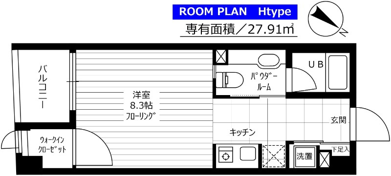 レックス多摩川レジデンスの間取り