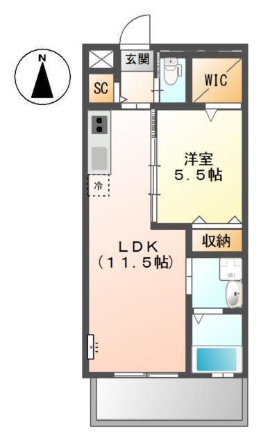 メルヴェールの間取り