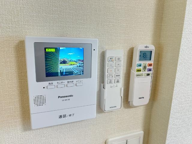 仮）八王子市大谷町アパート新築工事の内装|カメラ付インターホン（イメージ）