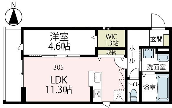 メゾン獅子ヶ谷の間取り