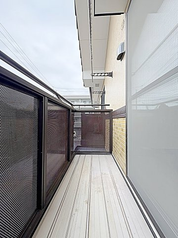 アプト大堀のバルコニー