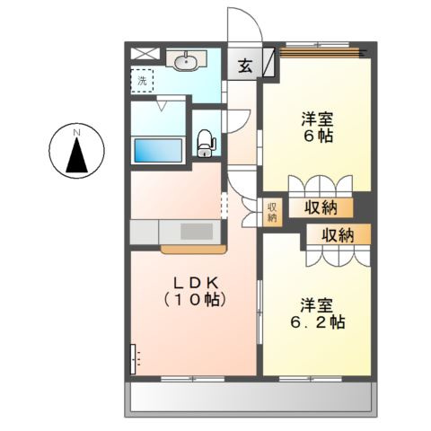 サンフォレスト駒寄の間取り