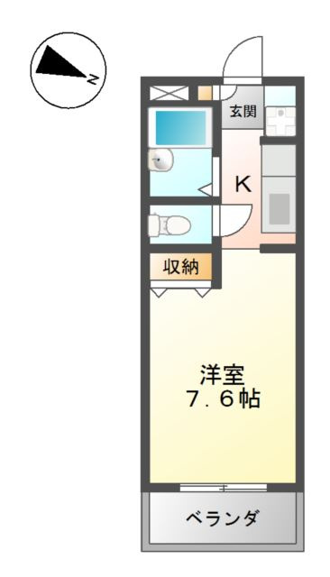 サンルームあじさいの間取り