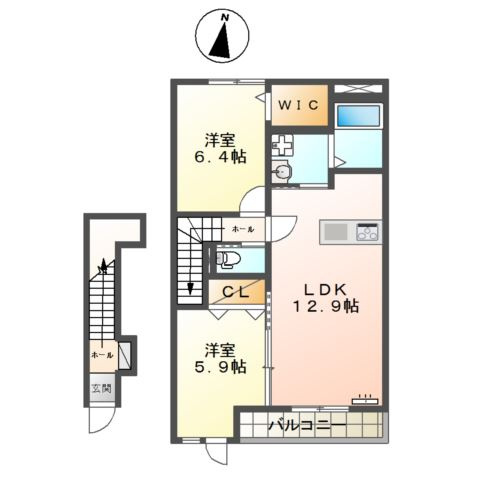 ティエラの間取り