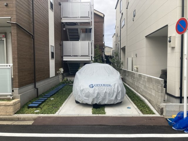 Deer Beachの駐車場