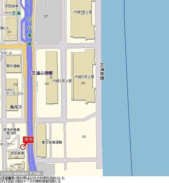 エスコート芝浦ＥＡＳＴの地図