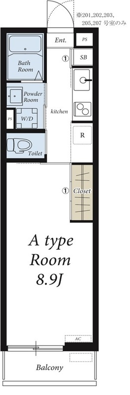 リブリ・CASA TRESの間取り