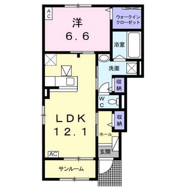 グランハウスAの間取り