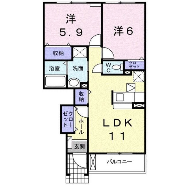 パルティールの間取り