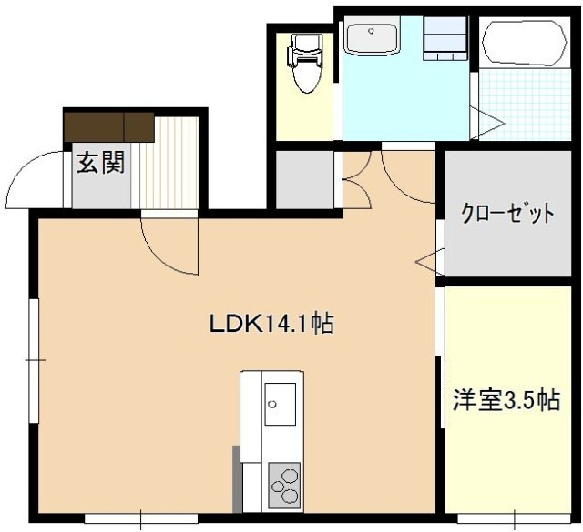 ハイツ未来の間取り