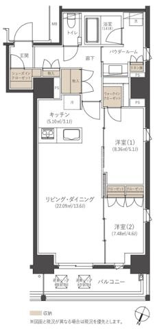 【間取り】 | CLUB NEXUS 薬院大通