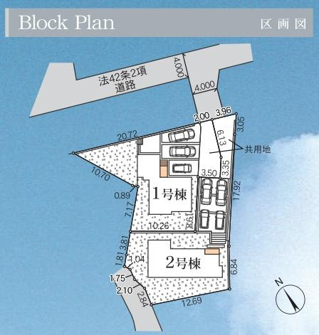 横浜市金沢区釜利谷東７丁目の新築一戸建の区画図|閑静な住宅地にございます！
是非現地へお越しください！