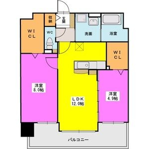 【間取り】 | ヒルズ薬院