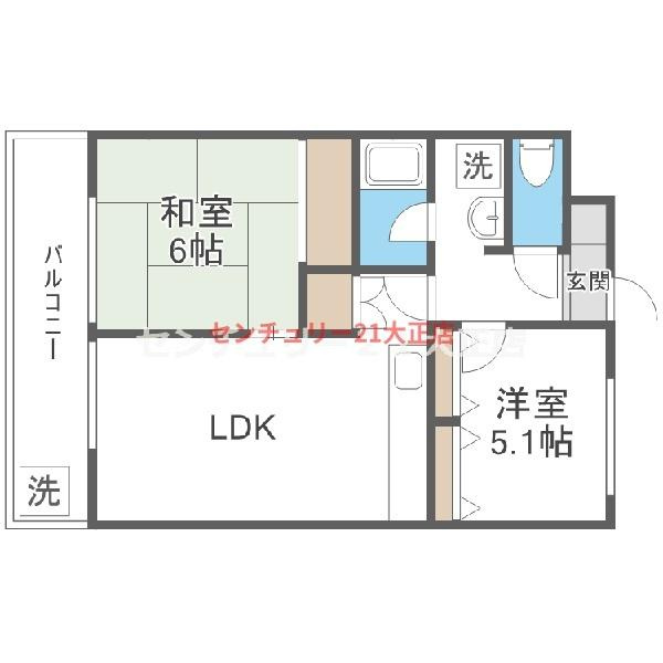 グランドヴィラ三先の間取り