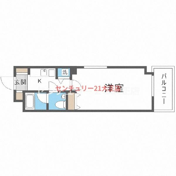 アリビオ港晴の間取り