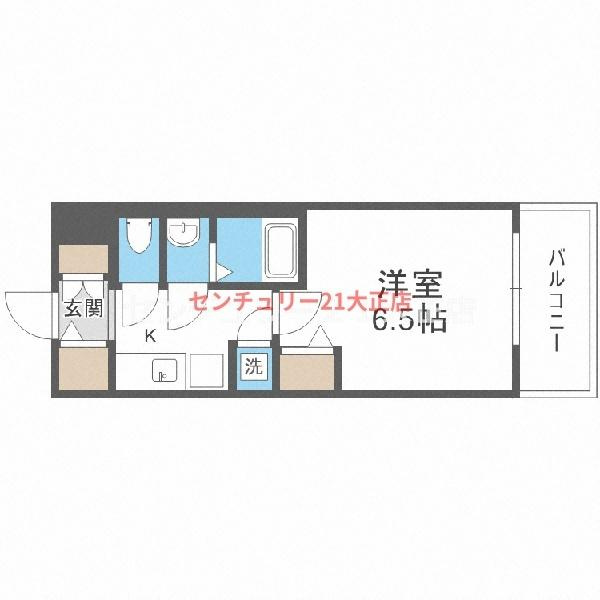 ベイサイドパークOSAKAノースレジデンシスの間取り