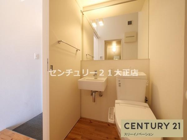 JJ CORT市元の洗面所