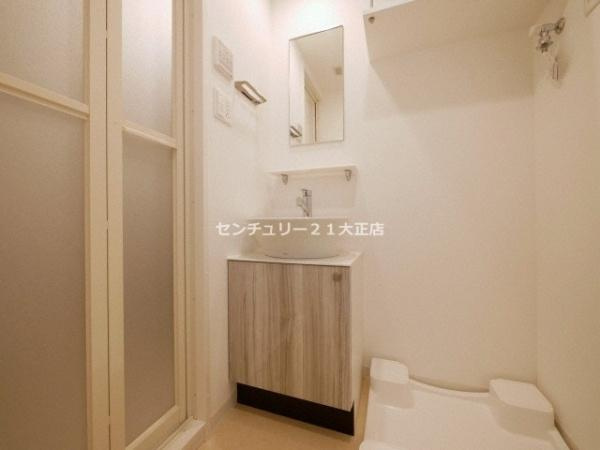 エスリード弁天町グランツの洗面所