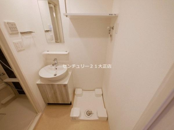 エスリード弁天町グランツの洗面所