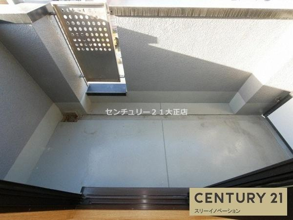 アドラブール西大阪のバルコニー