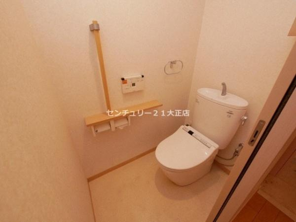 グランコートのトイレ|反転タイプのお部屋の参考写真