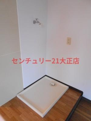 ラムサール8+”の洗面所|室内洗濯機置場