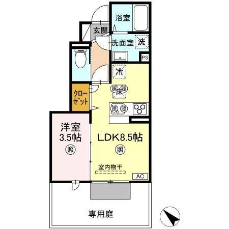 【間取り】 | 浜乃木レジデンスK