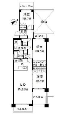 テラス本八幡の間取り